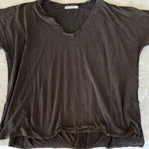 WE THE FREE Brown Short Sleeve Tee